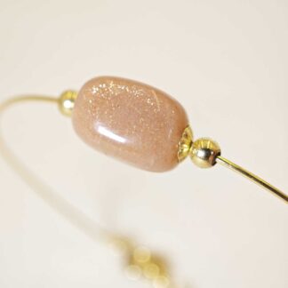 Jonc pépite pierre de soleil